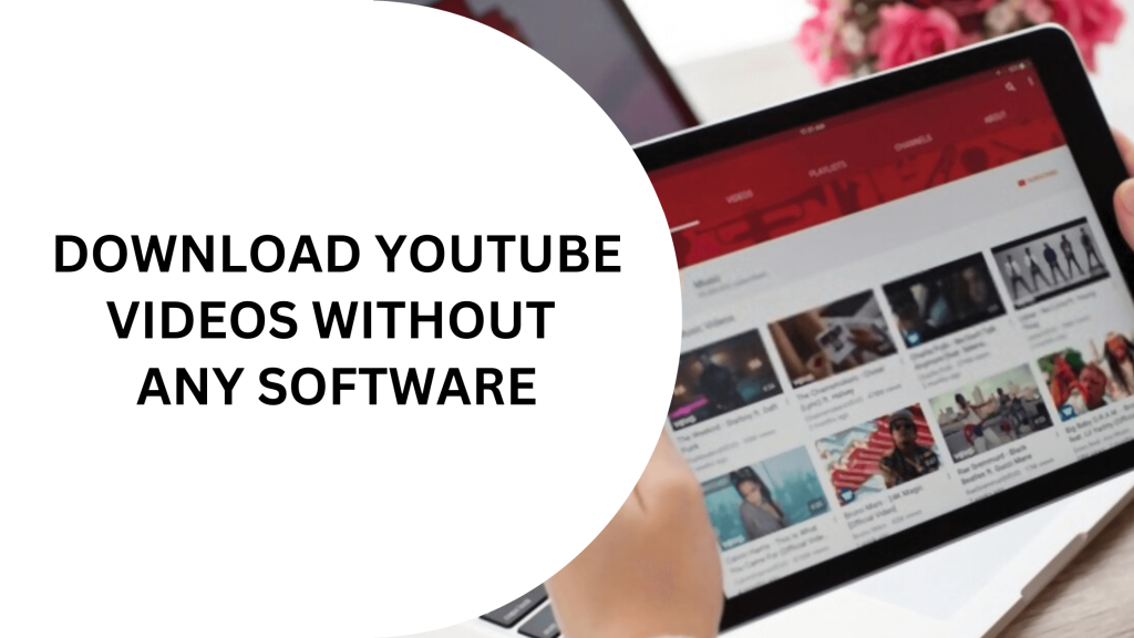 Download youtube videos without software